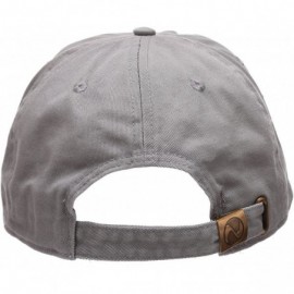 Baseball Caps Plain Stonewashed Cotton Adjustable Hat Low Profile Baseball Cap. - Grey - CQ12NAI862N $9.26