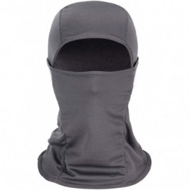 Balaclavas Balaclava Face Mask Men Summer Dust Uv Sun Breathable Mask for Hot Weather Women Outdoors Sports Scarf - Grey1 - C...
