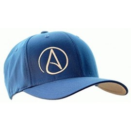 Baseball Caps Atheist Offset Symbol Flexfit Baseball Hat Asst Colors - Blue - C411H5MZ6VV $19.15