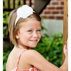 Headbands Emma Silk Flower Girls Arch Headband - Brown - C4116H8RI6Z $9.39