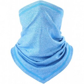 Balaclavas Summer Neck Gaiter Face Scarf/Neck Cover Headwear Face Bandana - Light Blue - CW197CTIWT6 $13.67