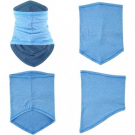 Balaclavas Summer Neck Gaiter Face Scarf/Neck Cover Headwear Face Bandana - Light Blue - CW197CTIWT6 $13.67