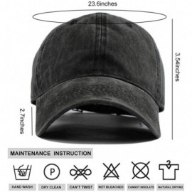 Cowboy Hats Hercvles Plain Adjustable Cowboy Cap Denim Hat for Women and Men - Tiue Stouy8 - C918ZXGOKNC $8.67