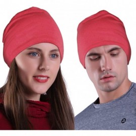 Skullies & Beanies Multifunctional Lightweight Beanies Running - Lipstick Red Mel. - CW18AS49ZEH $10.21