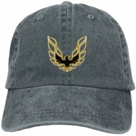 Baseball Caps Trans Am Firebird Logo Unisex Retro Washed Baseball Cap Dad Hat - Asphalt - CO18DNQSI77 $11.77