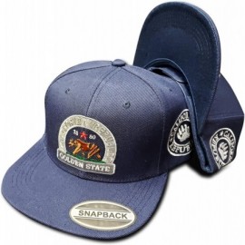 Baseball Caps Premium Unisex California Republic Adjustable Hats Hip Hop Baseball Caps for Men Women - Navy - CN18THXE73S $8.94