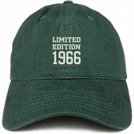 Baseball Caps Limited Edition 1966 Embroidered Birthday Gift Brushed Cotton Cap - Hunter - CR18CO98N2Z $32.57