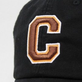 Baseball Caps Football City 3D Initial Letter Polo Style Baseball Cap Black Low Profile Sports Team Game - Cleveland_brown - ...