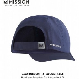 Baseball Caps Cooling Performance Hat- Unisex Baseball Cap- UPF 50- Cools When Wet - Navy - CQ18KHI5MWT $20.70