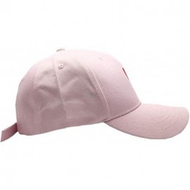 Baseball Caps Broken Heart Dad Hat Embroidered Curved Adjustable Baseball Cap (Pink) - CG18I3DNEG6 $12.58