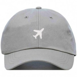 Baseball Caps Airplane Baseball Hat- Embroidered Dad Cap- Unstructured Soft Cotton- Adjustable Strap Back (Multiple Colors) -...