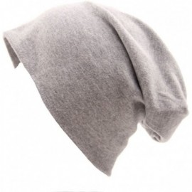 Skullies & Beanies Unisex Fashion Outdoor Sport Beanies Baggy Hippop Cotton Hat Skull Caps - G Light Grey - CV18659M90G $29.95