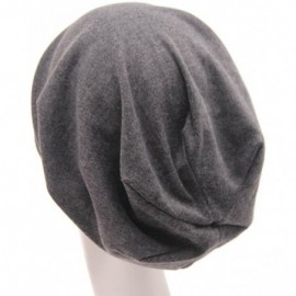 Skullies & Beanies Unisex Fashion Outdoor Sport Beanies Baggy Hippop Cotton Hat Skull Caps - G Light Grey - CV18659M90G $26.62