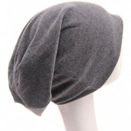 Skullies & Beanies Unisex Fashion Outdoor Sport Beanies Baggy Hippop Cotton Hat Skull Caps - G Light Grey - CV18659M90G $26.62