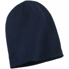 Skullies & Beanies BA519 Slouch Beanie - Navy - CI11J3AKW4D $9.15