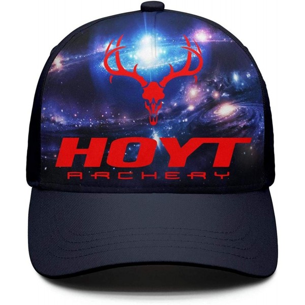 Baseball Caps Men Baseball Cap Fashion Adjustable Mesh Archery Red Dad Trucker Golf Hat - Navy-blue - C918A2WLEGX $17.87