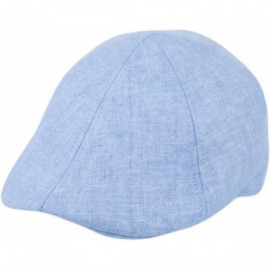 Newsboy Caps Men's Cool Summer Duckbill Ivy Cap- Newsboy Pub Irish Hat- Golf Cap - Sky Blue - CU18GX89LIA $11.65