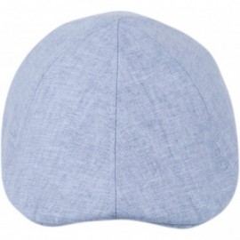 Newsboy Caps Men's Cool Summer Duckbill Ivy Cap- Newsboy Pub Irish Hat- Golf Cap - Sky Blue - CU18GX89LIA $11.65