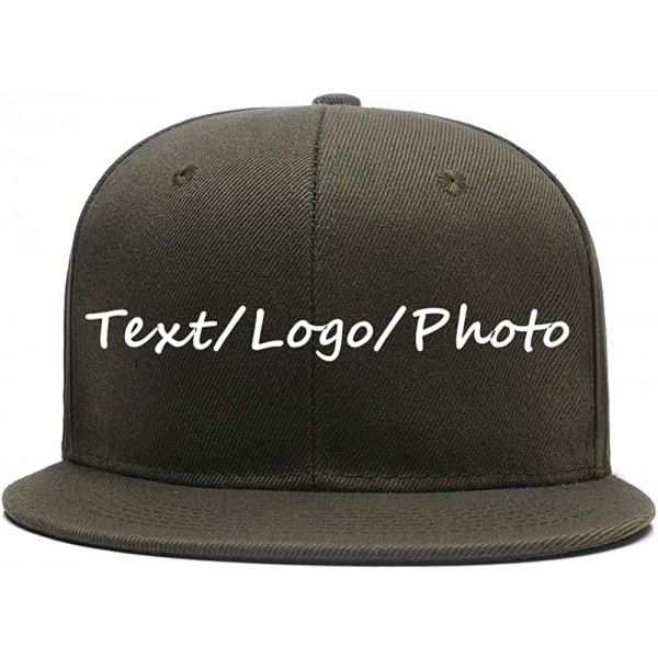 Baseball Caps Snapback Personalized Outdoors Picture Baseball - Hunter Green - CX18I8ANW9Z $8.99