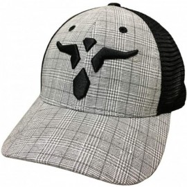 Baseball Caps Plaid and Long Horn Adjustable Snapback Hat - CT18LSL7NLE $18.61