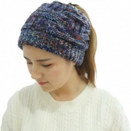 Skullies & Beanies Womens Ponytail Beanie Knit Warm Winter Hat - 2 - CO18Z0T4C47 $8.48