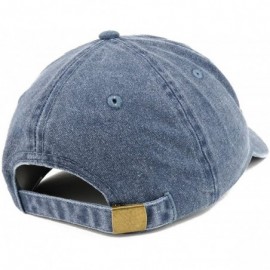 Baseball Caps Orca Killer Whale Embroidered Pigment Dyed 100% Cotton Cap - Navy - CU12FS8JYAL $15.29