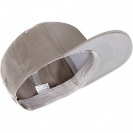 Baseball Caps Snapback Cap- Blank Hat Flat Visor Baseball Adjustable Caps (One Size) - Grey - CA180682OD4 $9.02