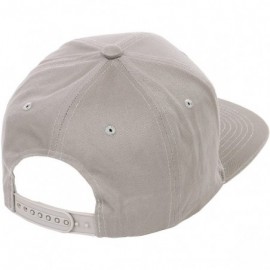 Baseball Caps Snapback Cap- Blank Hat Flat Visor Baseball Adjustable Caps (One Size) - Grey - CA180682OD4 $9.02