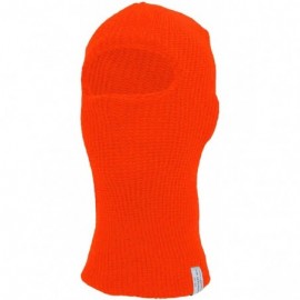 Skullies & Beanies Face Ski Mask 1 Hole - Neon Orange - CU18RZ4H7AU $9.64