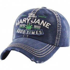 Baseball Caps Weed Marijuana Leaf Collection Dad Hat Baseball Cap Polo Style Adjustable - (6.3) Mary Jane Navy - CH18EYLKHTD ...