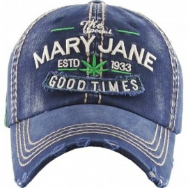 Baseball Caps Weed Marijuana Leaf Collection Dad Hat Baseball Cap Polo Style Adjustable - (6.3) Mary Jane Navy - CH18EYLKHTD ...