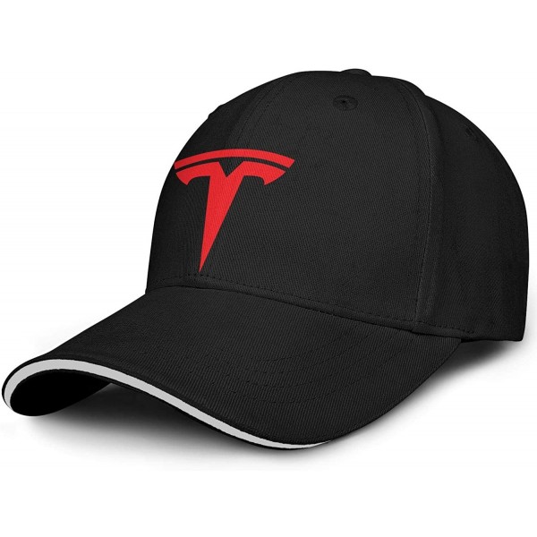 Baseball Caps Classic Tesla Car Baseball Hat for Mens Womens Trucker Cap - A Tesla-29 - CW18U4YLTAK $23.18