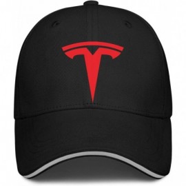 Baseball Caps Classic Tesla Car Baseball Hat for Mens Womens Trucker Cap - A Tesla-29 - CW18U4YLTAK $23.18