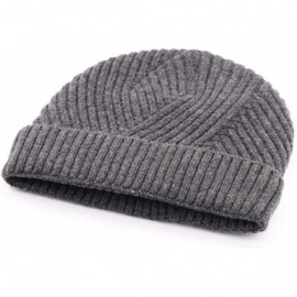 Skullies & Beanies Men's Winter Hat Warm Knitted Wool Thick Beanie Skull Cap for Men Women Gifts - Gray2 - CY193C7T88D $8.87