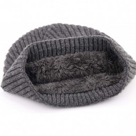 Skullies & Beanies Men's Winter Hat Warm Knitted Wool Thick Beanie Skull Cap for Men Women Gifts - Gray2 - CY193C7T88D $8.87