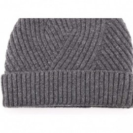 Skullies & Beanies Men's Winter Hat Warm Knitted Wool Thick Beanie Skull Cap for Men Women Gifts - Gray2 - CY193C7T88D $8.87