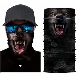 Balaclavas Lion Print Face Mask- Rave Bandana- Neck Gaiter- Scarf- Summer Balaclava for Dust Wind UV Protection - Anc - C8197...