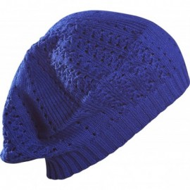 Berets Junior's Viper Beret Beanie - Blue - CX11BAORJXR $17.88