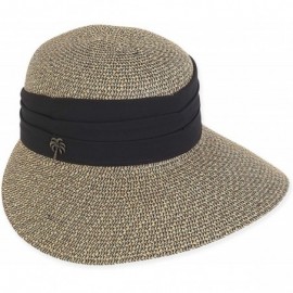 Sun Hats Maya Backless Sunsavor Hat 1955 - Black - CP18DSQZKSY $12.94