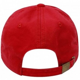 Baseball Caps Retired Drug Dealer Hat Dad Hat Cotton Baseball Cap Polo Style Low Profile PC101 - Pc101 Red - CM185OZG987 $13.64