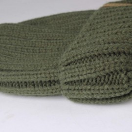 Skullies & Beanies Winter Beanie for Women Fleece Lined Warm Knitted Skull Cap Winter Hat - 09-pine Green - CK18UWHZ0UT $14.04