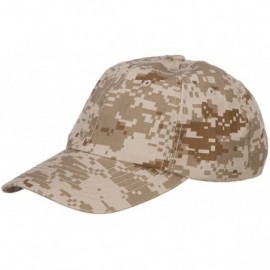 Baseball Caps Enzyme Washed Camo Cap - Desert Digital - C218EG63SDT $19.22