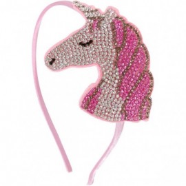 Headbands Wrapables Crystal Studded Bling Headband - Unicorn - CQ18TN4D694 $12.85