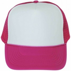 Baseball Caps 2 Packs Baseball Caps Blank Trucker Hats Summer Mesh Cap Flat Bill or Chambray Hats (2 for Price of 1) - CR17YT...