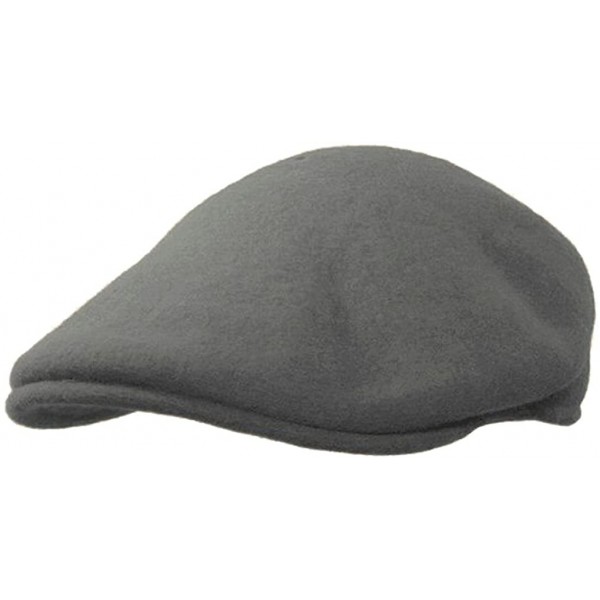 Newsboy Caps 100% Wool Ivy Cap Newsboy Hat Cabbie Golf Flat Driving Crushable - Gray - CK18624YA7N $9.81