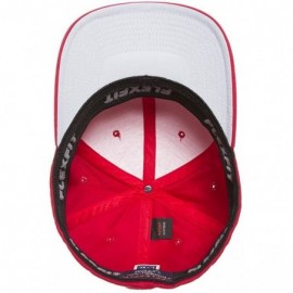 Baseball Caps Premium Original Wooly Combed Twill Cap 6277 (S/M (6 3/4-7 1/4)- Red) - C311DLCZ7ZT $9.62