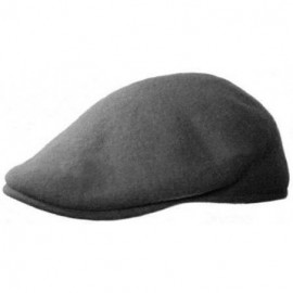 Newsboy Caps 100% Wool Ivy Cap Newsboy Hat Cabbie Golf Flat Driving Crushable - Gray - CK18624YA7N $9.81