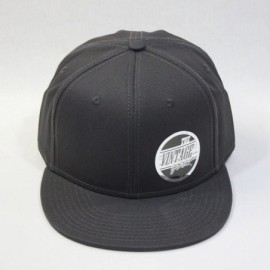 Baseball Caps Premium Plain Cotton Twill Adjustable Flat Bill Snapback Hats Baseball Caps - Charocoal Gray - CT12BIX4K7X $13.54