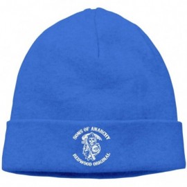 Skullies & Beanies Mens & Womens Sons Of Anarchy Season Skull Beanie Hats Winter Knitted Caps Soft Warm Ski Hat Black - Blue ...