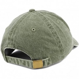 Baseball Caps Small Vintage 1944 Embroidered 76th Birthday Washed Pigment Dyed Cap - Olive - CS18C6QT2UT $15.06